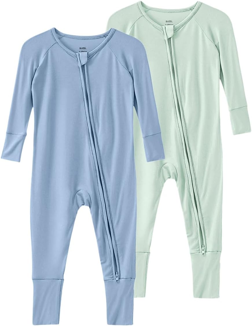 Baby Viscose from Bamboo Footless Pajamas Boys Girls Zippy Pjs Sleep 'N Play Romper - 0-24 Months