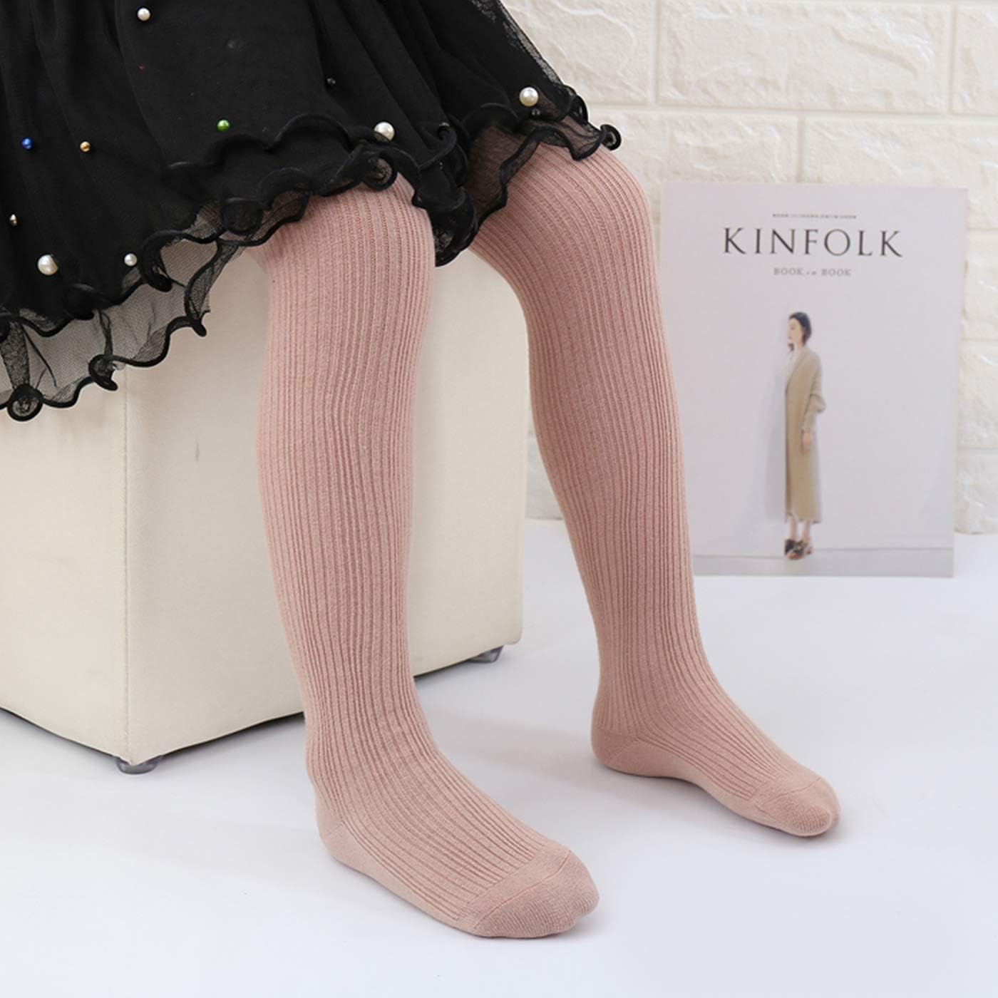 American Trends Baby Tights Non Slip Skid Baby Girl Tight Toddler Stocking Pants Cable Knit Infant Leggings