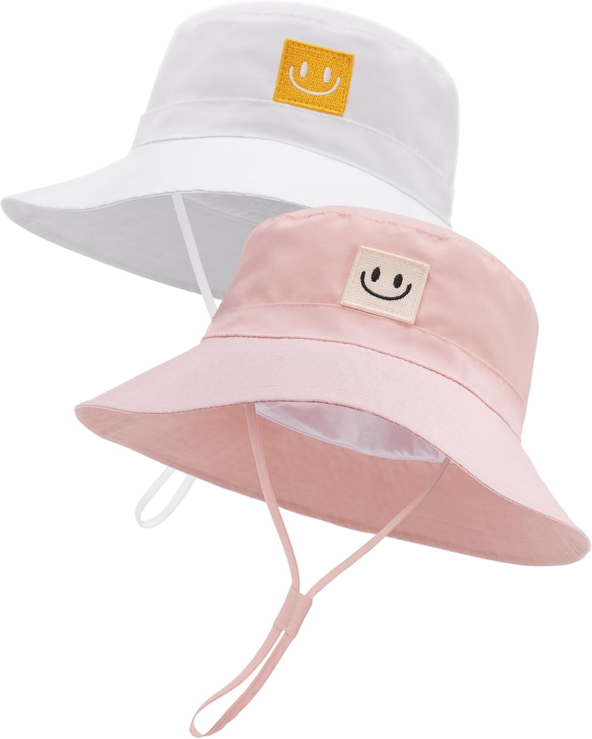 FURTALK Baby Sun Hat Smile Face Toddler Boys Girls Bucket Hat 0-5 Years Kids UPF 50+ Sun Protection Summer Hats