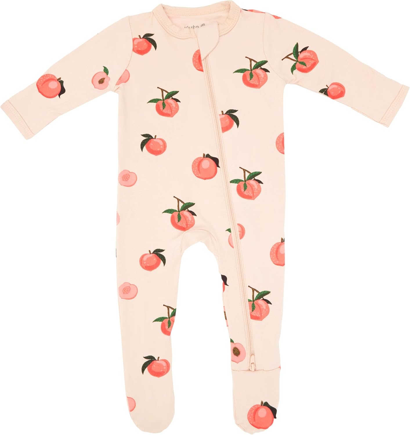 KYTE BABY Unisex Zipper Closure Footies, Rayon Made From Bamboo, 0-24 Months