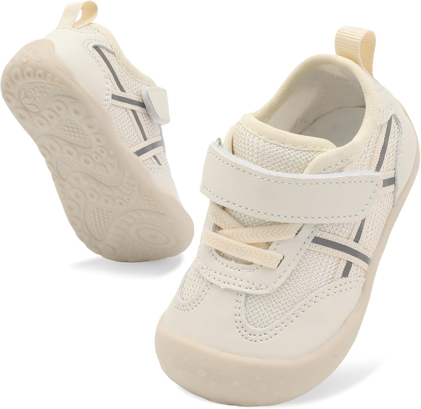 Scurtain Baby Shoes Boy Girl First Walking Shoe Infant Crib Breathable Sneakers Lightweight Barefoot Shoes for Babies