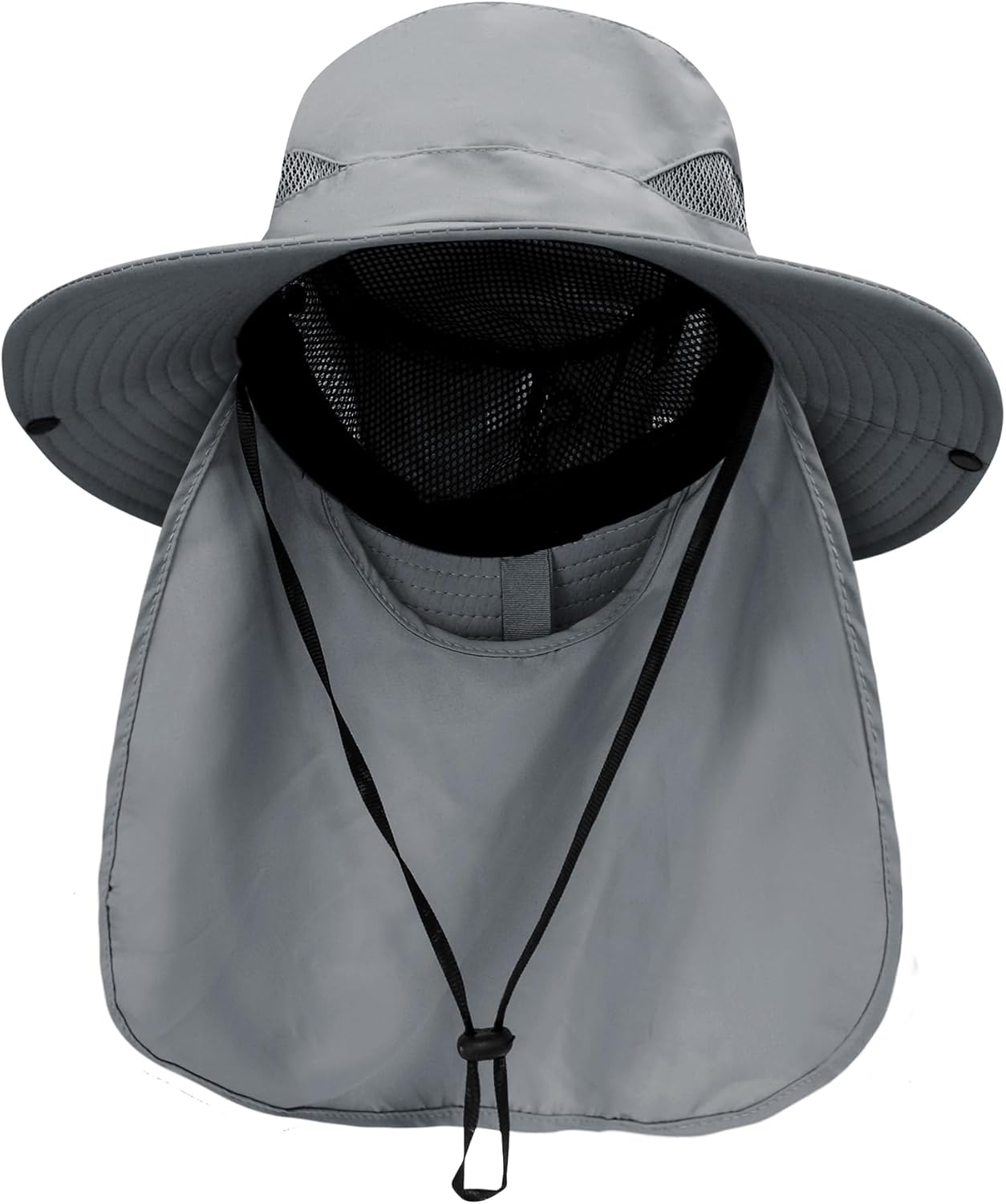 PFFY Sun Bucket Hats for Men Women 3” Wide Brim UPF 50+ Fishing & Beach Hat