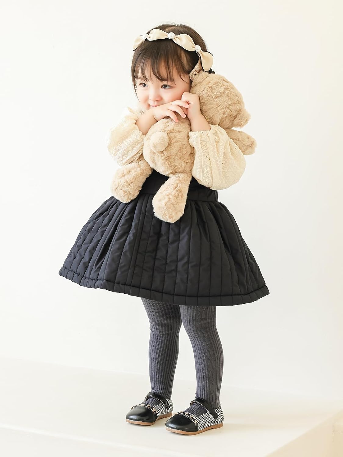 BINIDUCKLING Baby & Toddler Cable Kit Tights for Girls 6 Months - 8 Years