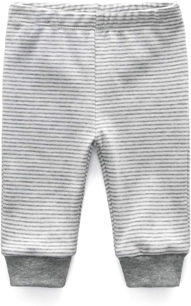 Unisex Newborn Baby Cotton 4-Pack Pants Embroidery Pringting Casual Leggings 0-24 Months for Boys and Girls