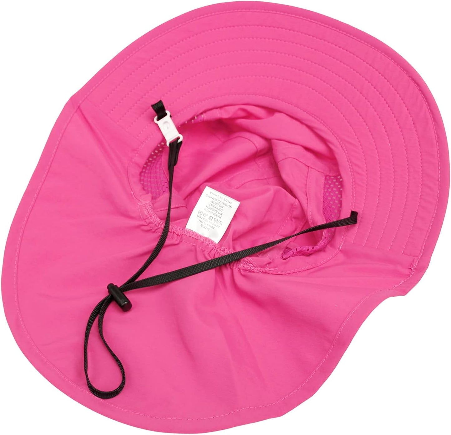 CHUNG Baby Sun Protection Hat Summer Toddler Adjustable UPF 50+ Wide Brim Neck Flap Beach Caps Boys Girls 1-12 Years Kids