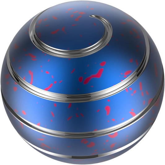 Kinetic Desk Toys, 1.54'' Kinetic Spinning Desk Toys for Kids Adults, Fidget Toys for Party Favors, Christmas Stocking Stuffers, Easter Basket (39MM, Blue Pink)