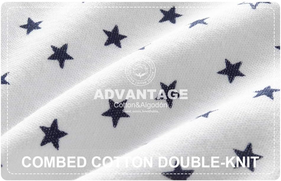 Unisex Newborn Baby Cotton 4-Pack Pants Embroidery Pringting Casual Leggings 0-24 Months for Boys and Girls