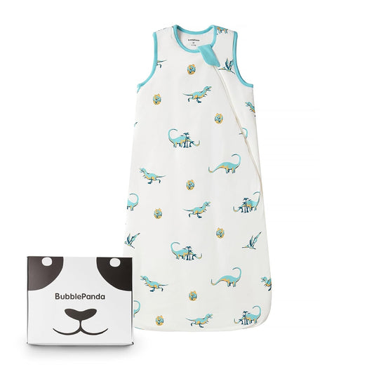 BubblePanda Rayon Made from Bamboo Sleep Sack 2t-3t 0.5 Tog Soft Lightweight Toddler Sleep Sack 24-36 Months for Babies 2-Way Zipper Wearable Blanket Baby 3t