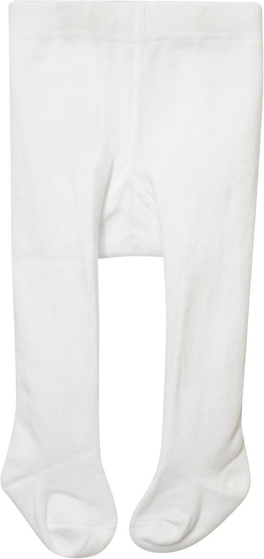 Baby Girls Tights White Thick Leggings Stockings Cotton Pantyhose for Newborn Infant Toddler 1Pack