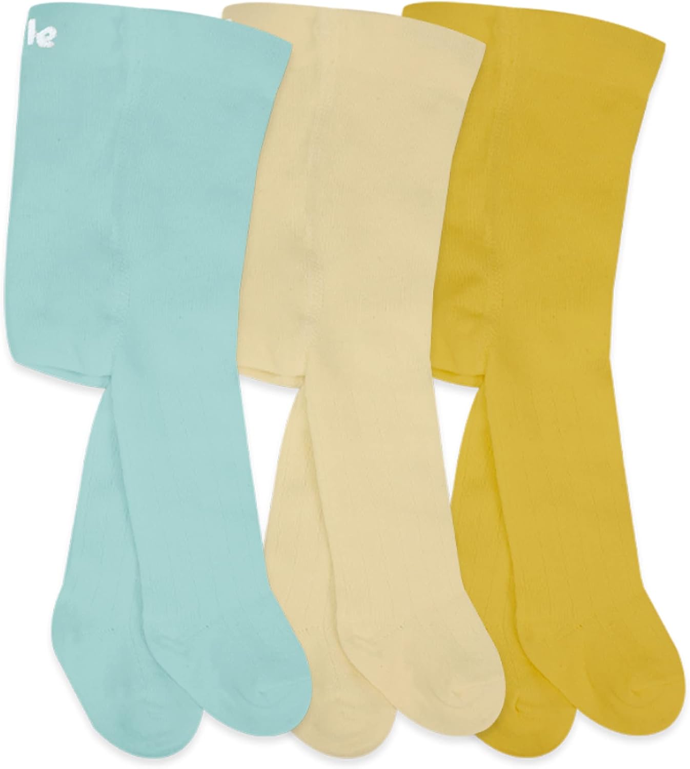 bistyle Baby Girls Tights Thick Leggings Soft | Warm Organic Cotton Stockings Pantyhose | Newborn Infant Toddler 3 Pack