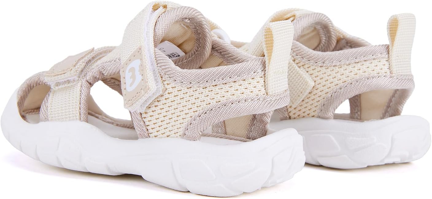 BMCiTYBM Baby Boy Girl Closed Toe Summer Sandals Lightweight Shoes Infant Non-Slip First Walking Sneakers 6 9 12 18 24 Months