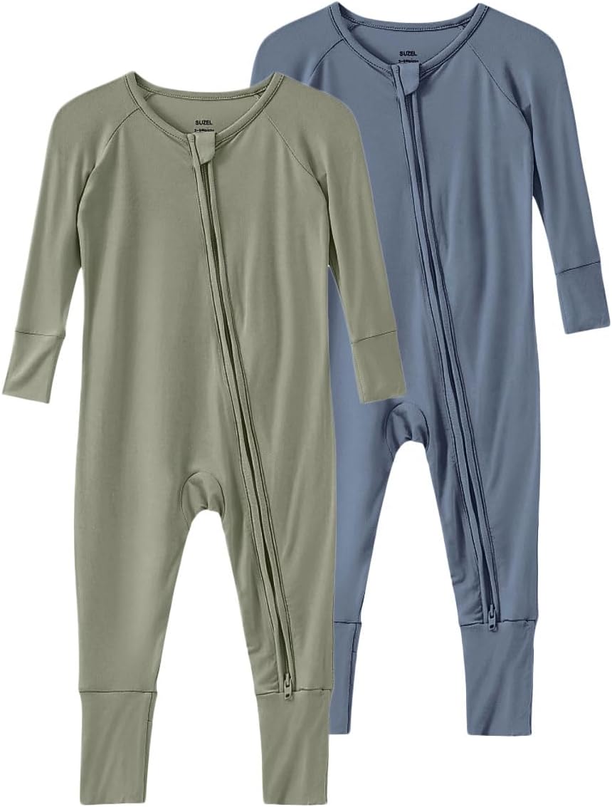 Baby Viscose from Bamboo Footless Pajamas Boys Girls Zippy Pjs Sleep 'N Play Romper - 0-24 Months