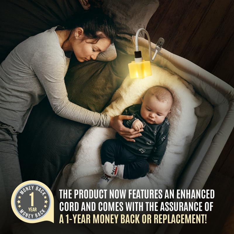 LED Clip On Star Light, Warm & Dimmable Desk Light, Reading Night lamp Newborn Essential for Bedside Bassinet, Nursery Decor, Ideal Baby Gift for Kids Visit The Store