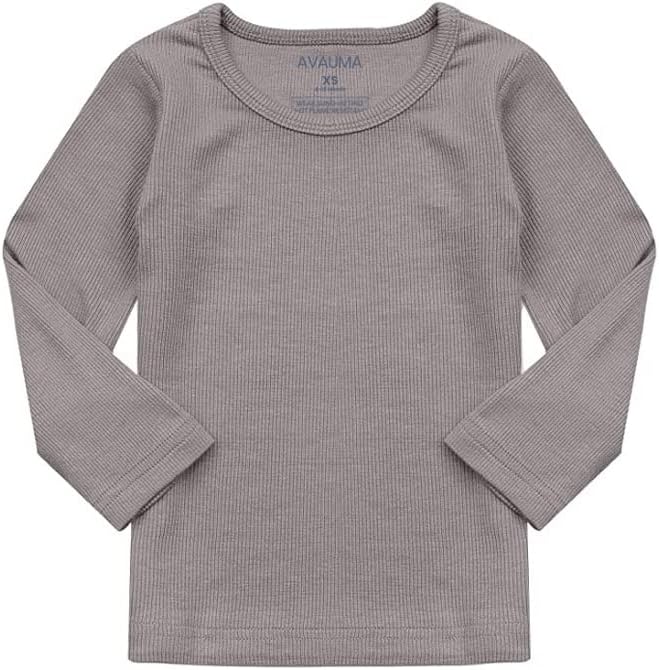 AVAUMA Baby Boys Girls Pajama Set Kids Toddler Snug fit Ribbed Sleepwear pjs for Daily Life Style