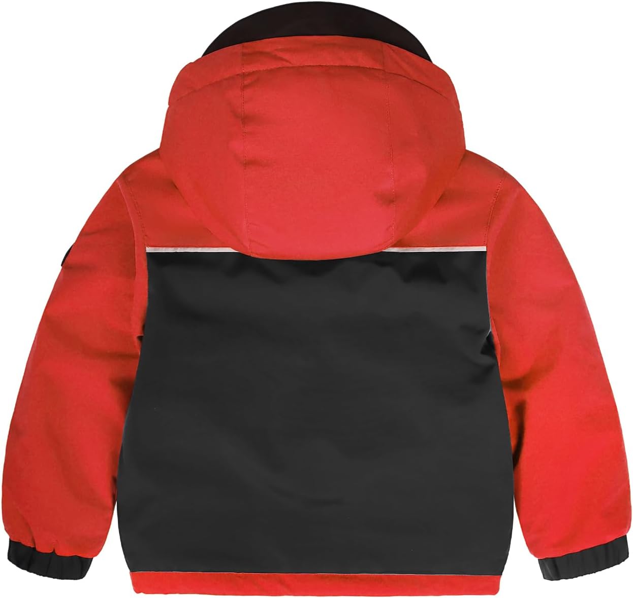 GEMYSE Toddler Boys Winter Coat Waterproof Ski Snow Jacket with Hood Thicken Warm Baby Jacket Outerwear