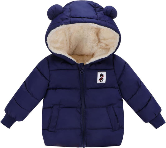 Newborn Baby Girls Fleece Outerwear Jacket Toddler Winter Coat Infant Clothes