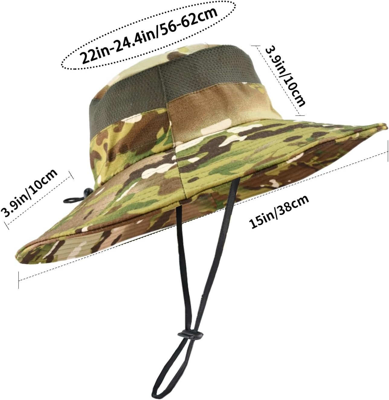 Sun Hats for Men Women Fishing Hat UPF 50+ Breathable Wide Brim Summer UV Protection Hat