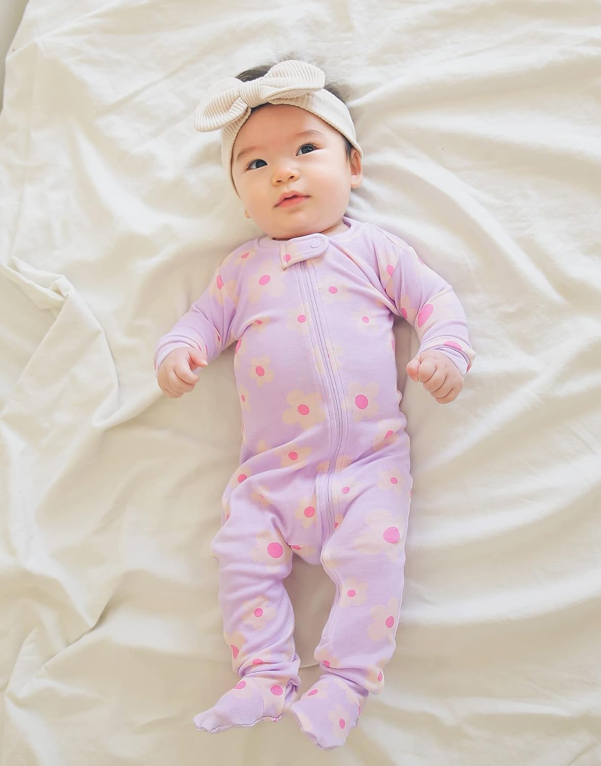 VAENAIT BABY Infant Toddler Boys Girls Footed Pajamas One-PIece Romper Sleep and Play 0M-2T