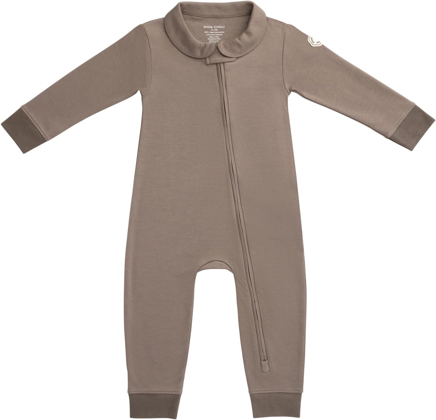 MON CHOU Organic Footless Baby Pajamas – 100% Pima Cotton, Ultra Soft, Lightweight & Breathable All-Season Sleepers
