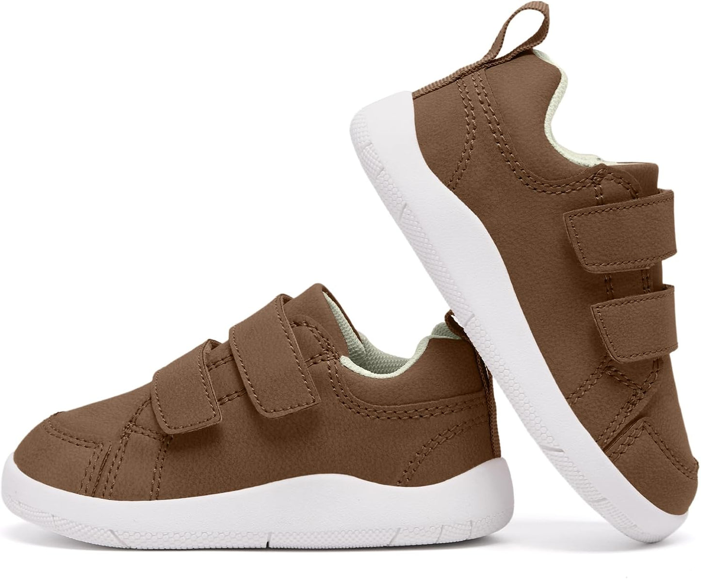 MORENDL Wide Toe Box Shoes Toddler Barefoot Shoes Baby Walking Shoe Boy Girl Non-Slip Zero Drop Minimalist Sneakers Comfort Tennis Outdoor Activities