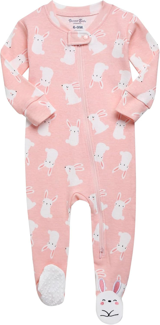 VAENAIT BABY Infant Toddler Boys Girls Footed Pajamas One-PIece Romper Sleep and Play 0M-2T