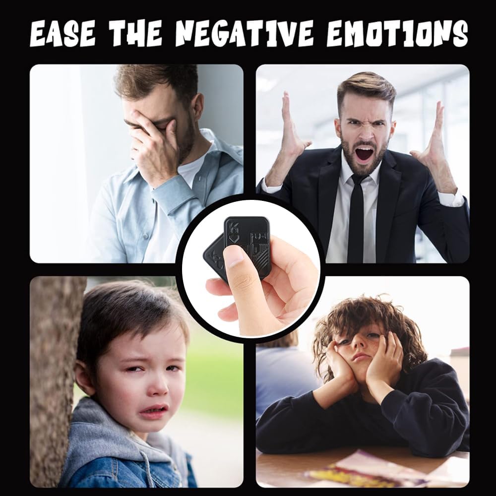 STONESTAR Fidget Toys Pack - Magnetic Metal Fidget Slider Haptic Coin Collection, EDC Fidget Toy for Adults, Helps Relieve ADHD/Anxiety/Stress (Black)