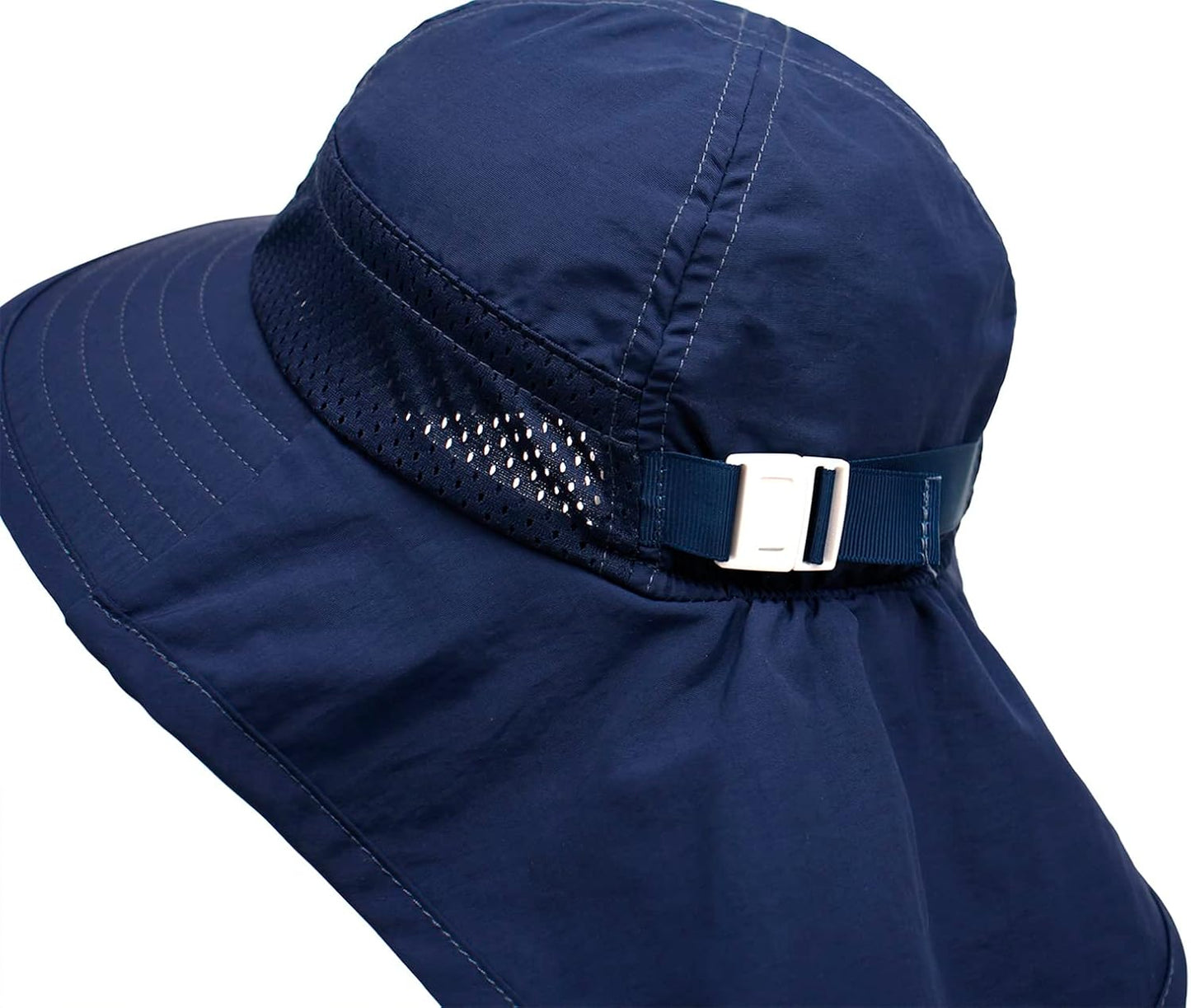 CHUNG Baby Sun Protection Hat Summer Toddler Adjustable UPF 50+ Wide Brim Neck Flap Beach Caps Boys Girls 1-12 Years Kids