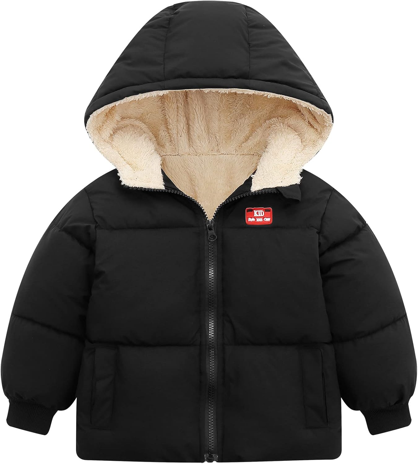 UNICOMIDEA Baby Winter Coat with Hooded Toddler Boys Girls Puffer Jackets for 12M-5T
