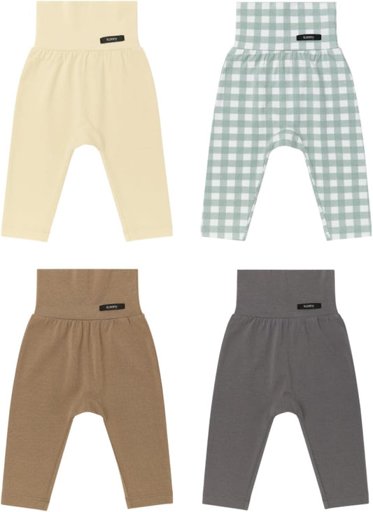 Konny Soft Modal High Waist Leggings 4P-Set (6-18M)
