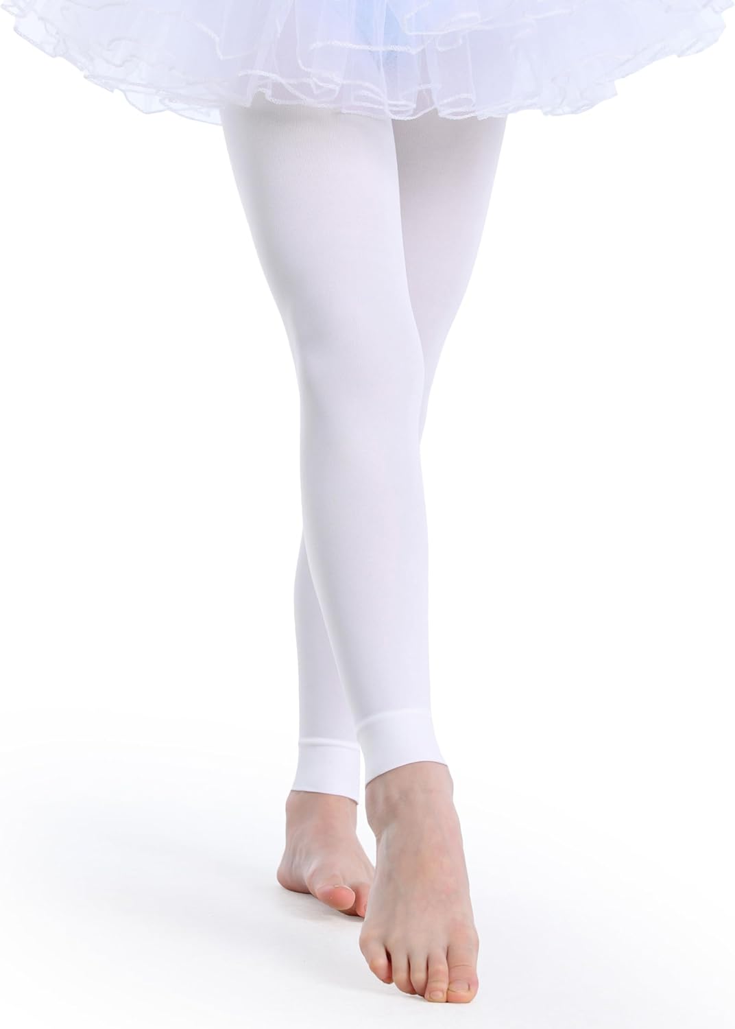 Girls Tights for Ballet Dance School Students Super Soft Stockings Leggings (Toddler/Kids)