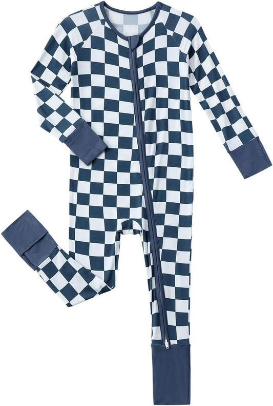 Baby Viscose from Bamboo Pajamas - Infant Boys Girls Footless Zippy Pjs Sleep 'N Play Clothes - One Piece Romper