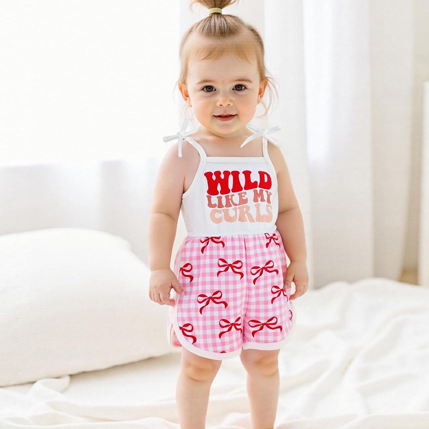 WZTYYDS Toddler Baby Girl Summer Clothes Floral Romper Tie-Up Strap Halter Jumpsuit Infant Summer Sling Playsuit 6M-3T