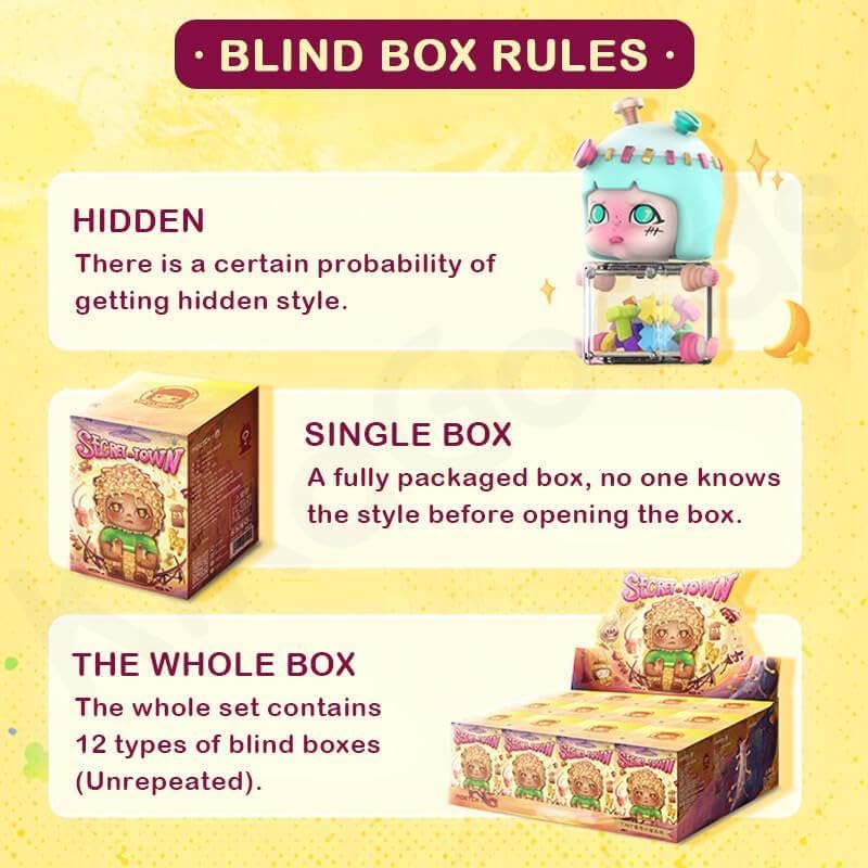 Tiny doll Fairytale Town Series 12PCs Random Design Box Toys for Modern Home Halloween Decorations Indoor, Collectible Toy Set for Desk Accessories