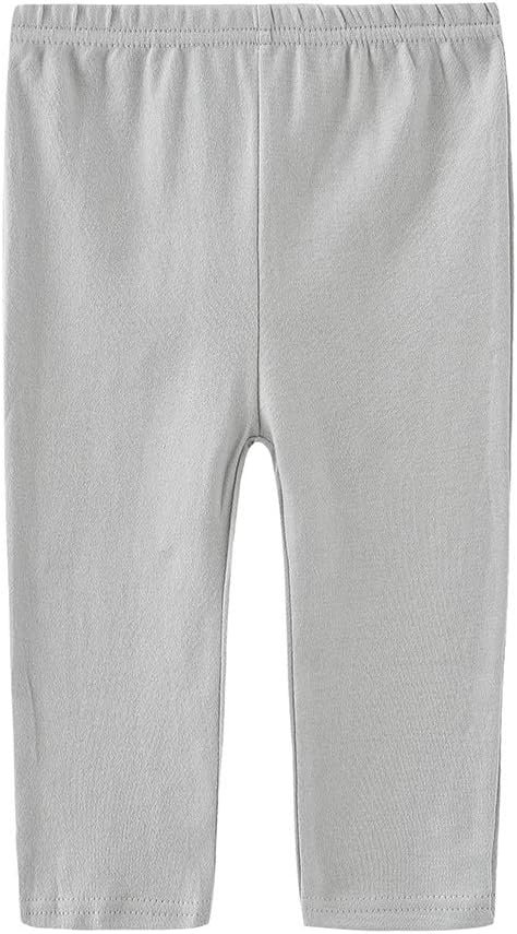 Unisex Newborn Baby Cotton 4-Pack Pants Embroidery Pringting Casual Leggings 0-24 Months for Boys and Girls