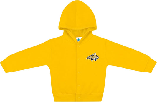 Creative Knitwear College Baby Snap Hooded Jacket - Team Logo, Multiple Colors, for Boys & Girls, (0-24 Months)