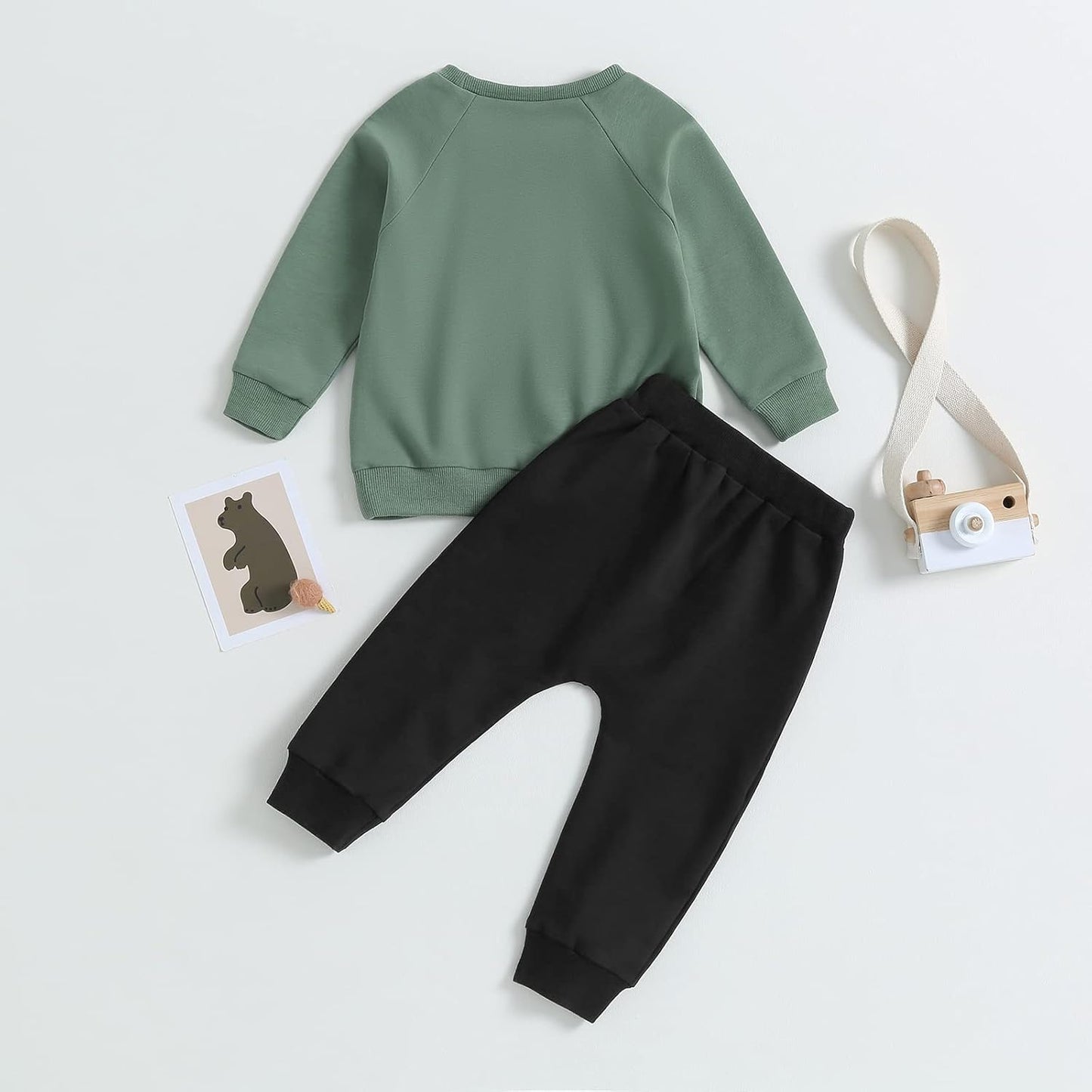 WZTYYDS Toddler Boy Clothes 2T 3T 4T 5T Fall Outfits Baby Pullover & Pants Sets Kids Winter 2Pcs Sweatsuit