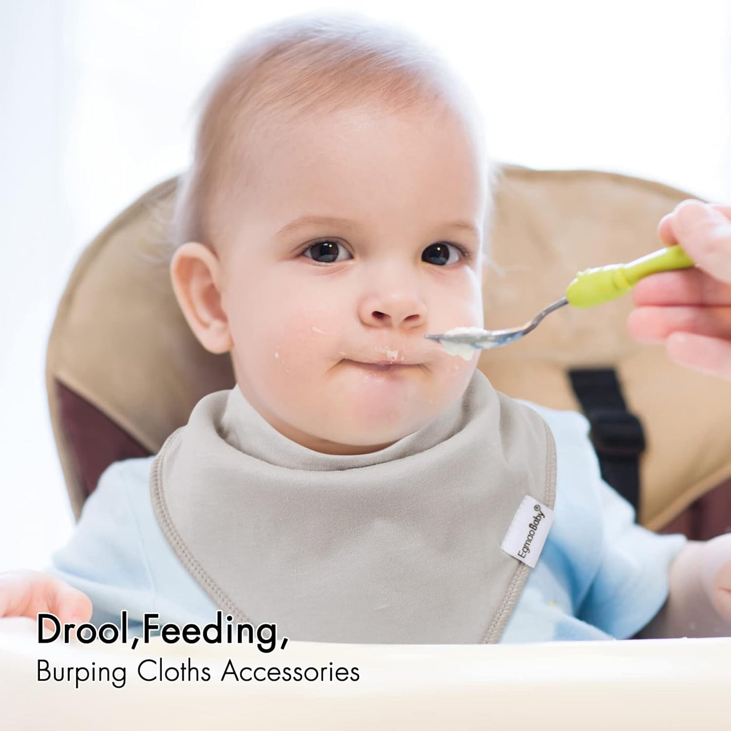 Baby Bandana Drool Bibs for Boys Girls,Super Absorbent Triangle Baby Bibs for Drooling and Teething,100% Cotton Soft for Infant,Newborn 10Pack