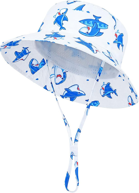 Kids Toddler Baby Boy Sun Hat Summer Bucket Hats with UPF 50+ UV Sun Protective