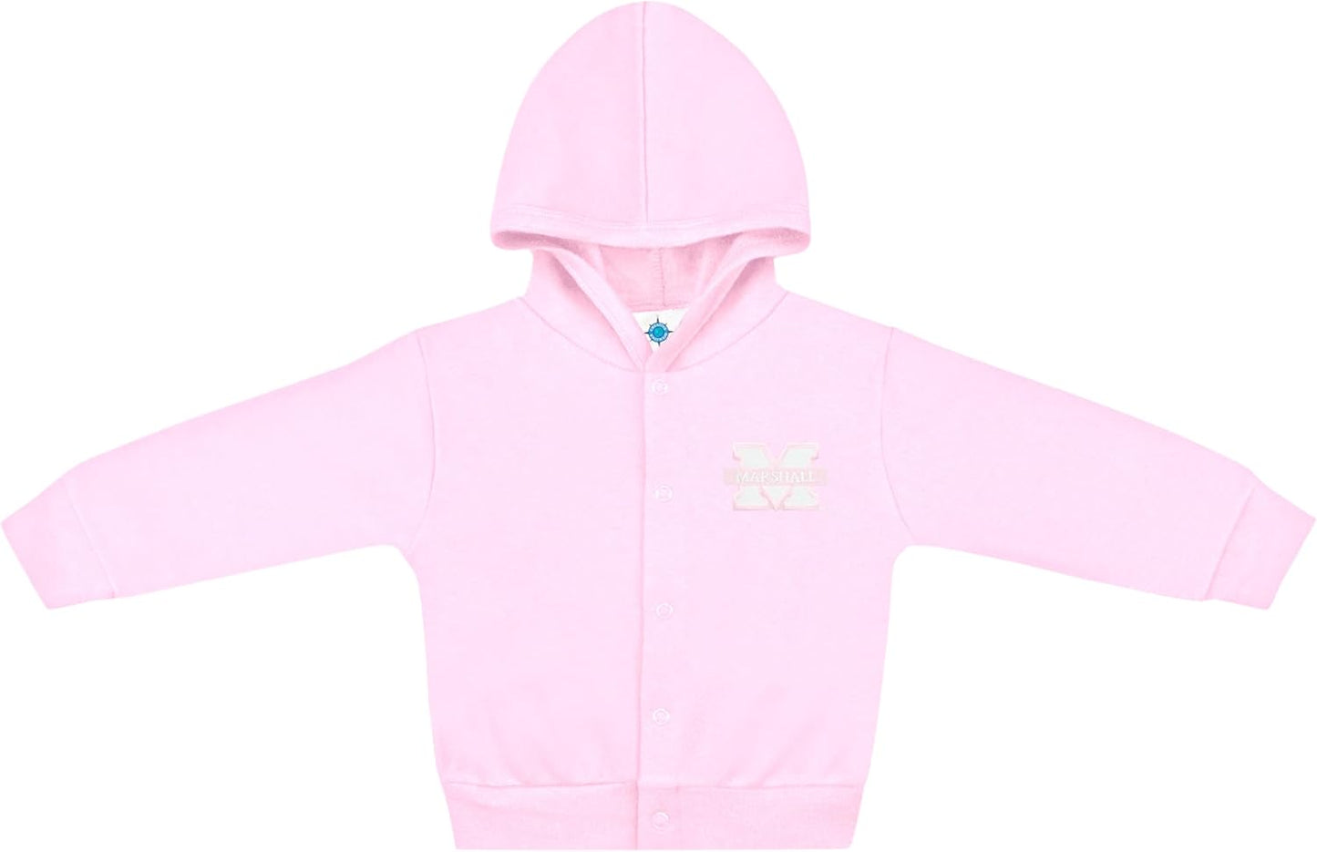 Creative Knitwear College Baby Snap Hooded Jacket - Team Logo, Multiple Colors, for Boys & Girls, (0-24 Months)