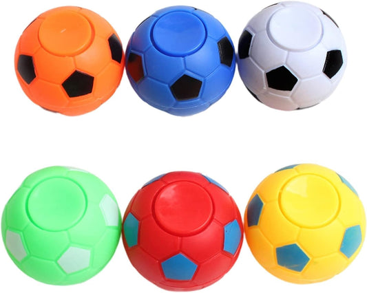 Soccer Ball Ornament - Hand Ornament Soccer Balls, Stress Relief Football Toys 3.5/5.5cm Rotatable Decompress Soccer Balls, Relief Vent Toys, for Adults Random one Desk Decompression Tools
