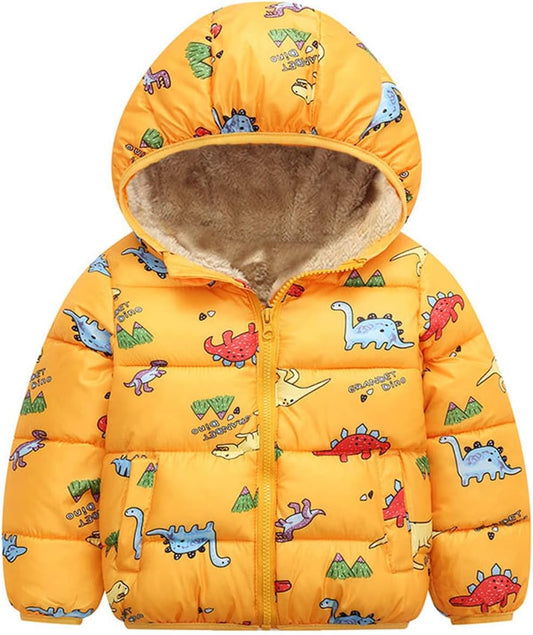 Toddler Winter Coat Baby Boy Fleece Jacket Kid Infant Girl Sweater Clothes 1-6T