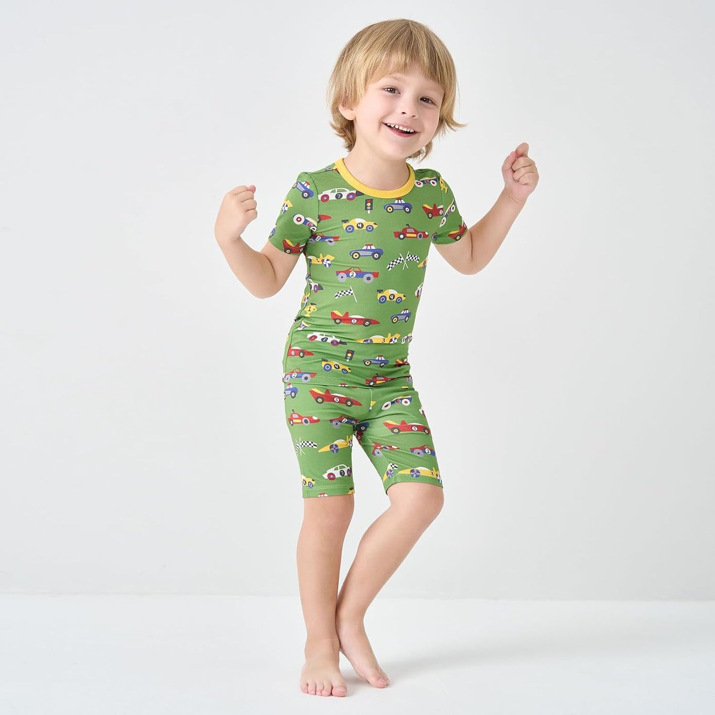 pureborn Baby Viscose From Bamboo Pajamas Set Pjs - Kids Toddler Girl Snug Fit Viscose Sleepwear 2pcs 18M-8Y