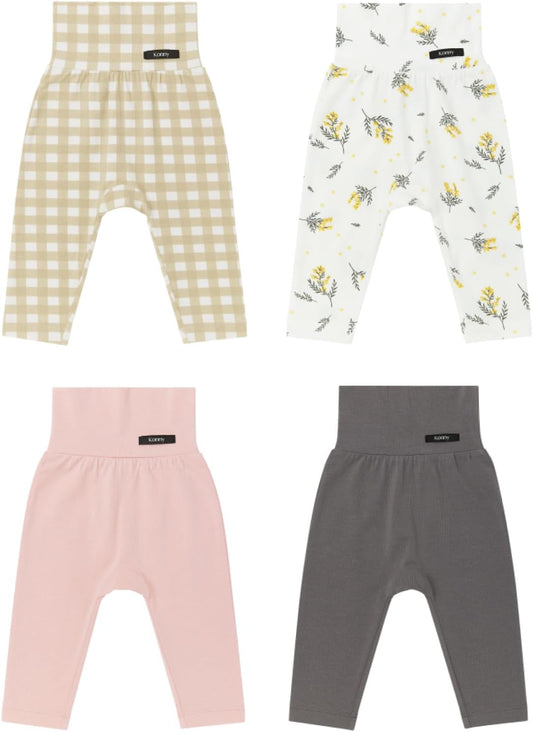 Konny Soft Modal High Waist Leggings 4P-Set (6-18M)
