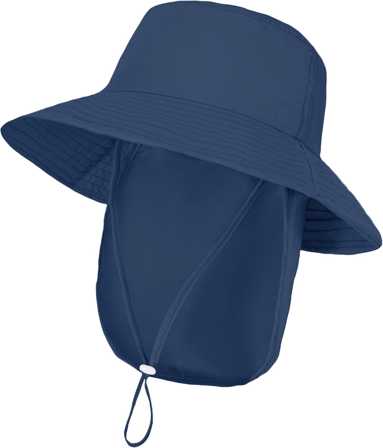 Baby Sun Hat Toddler Bucket Hats with Removable Neck Flap for Boys Girls Kids with Wide Brim Summer Beach UPF 50+