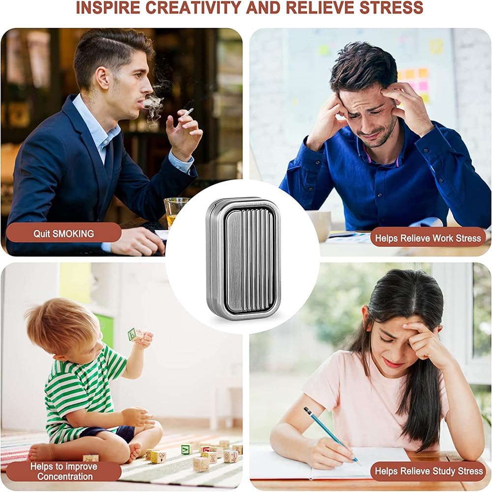 CP3 Fidget Slider EDC Adult Metal Fidget Toys ADHD Autism Sensory Toys Anxiety Stress Relief Toys Fun Office Desk Toys Gifts for Boyfriend and Father (Silver CP3)