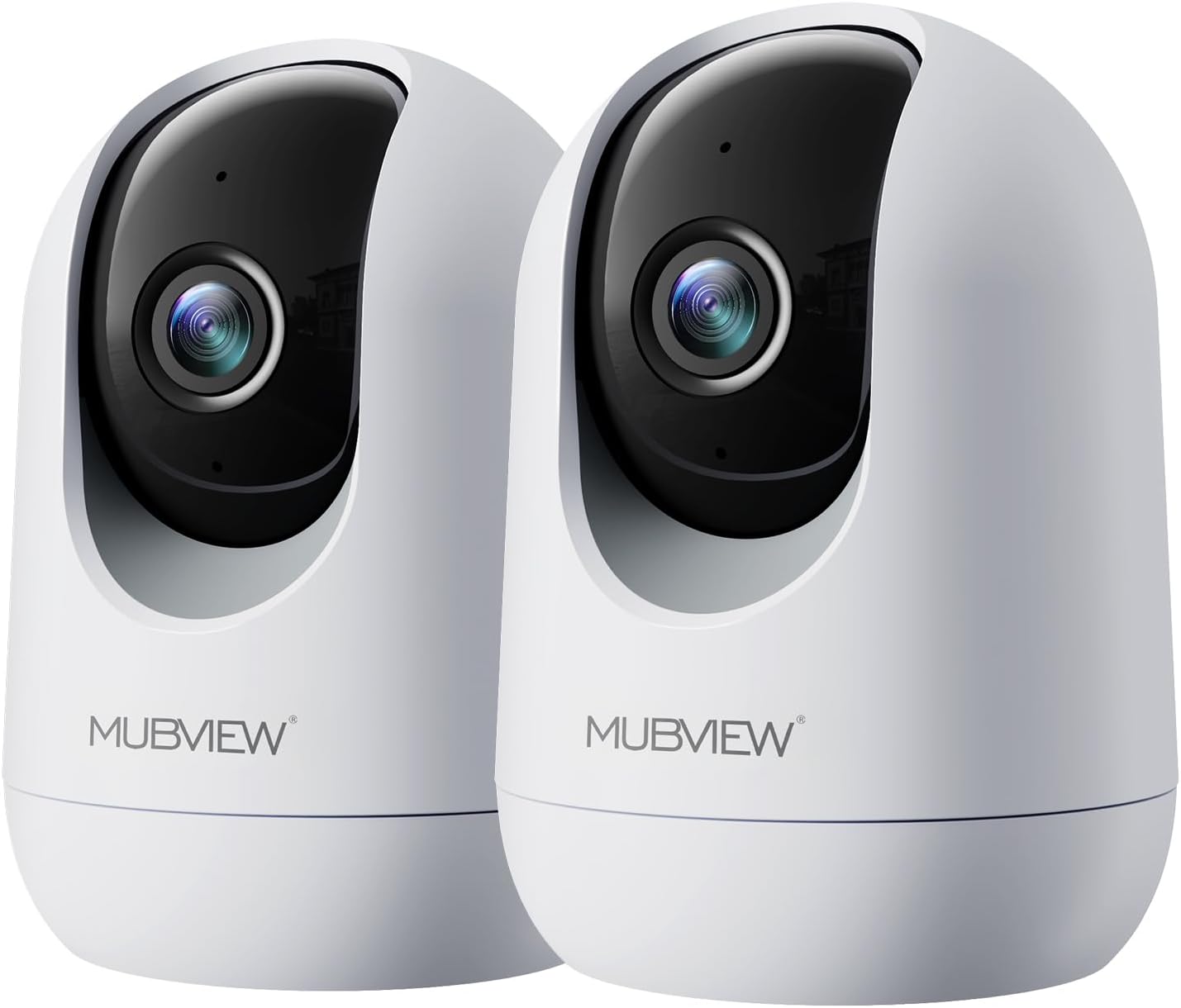 MUBVIEW Cameras for Home Security, 2.4/5GHz WiFi 2K Indoor Wired Se2.curity Baby/Pet Camera with Phone App, Night Vision, 24/7 Record, 2-Way Audio, Motion Tracking, Cloud Storage