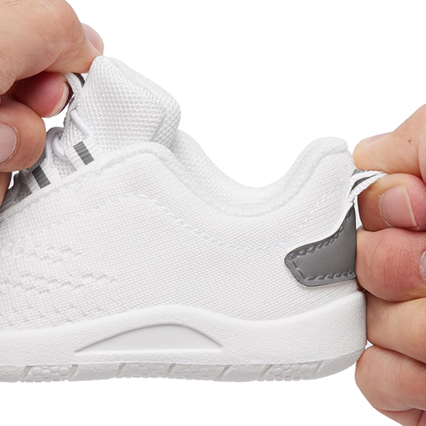 MORENDL Toddler Slip On Sneakers Baby Walking Shoes Non-Slip Breathable Unisex Pink Mesh Lace-Up Athletic Sneakers Infant Running Shoes