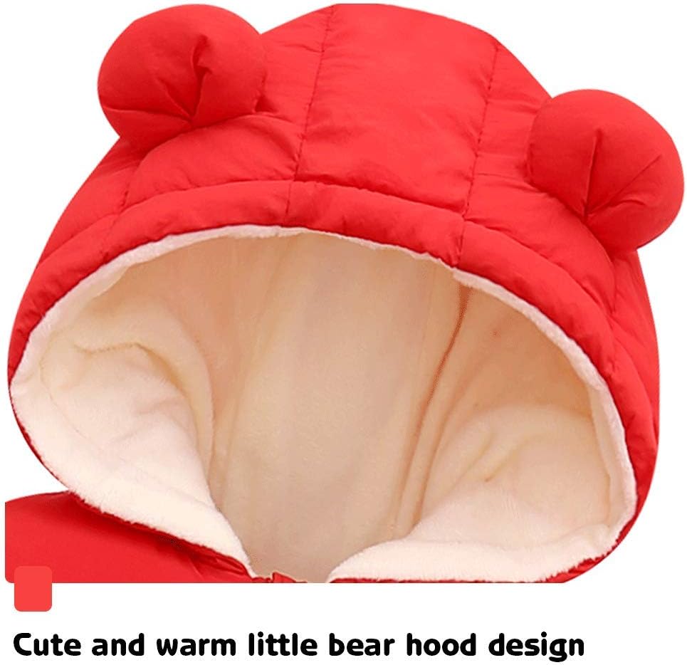 Cute Baby Boys Snowsuit New Born baby girls Winter Coat Toddler Clothes