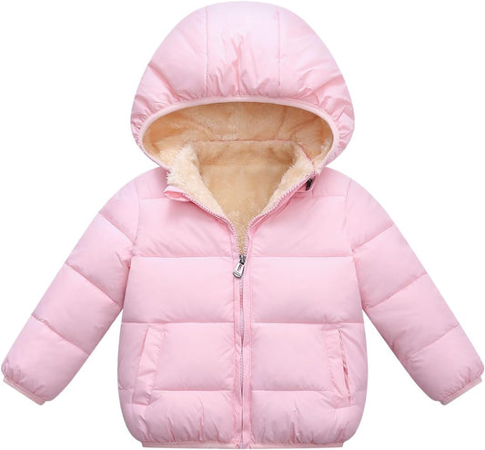 Baby Boy Girl Padded Puffer Jacket Winter Snow Warm Coat For Kid Outwear
