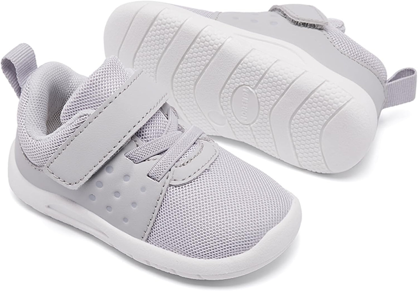 MORENDL Toddler Baby Shoes 0-4 Years Boy Girl Lightweight Breathable Non-Slip Sports Sneakers Running Walking Tennis Barefoot Shoes